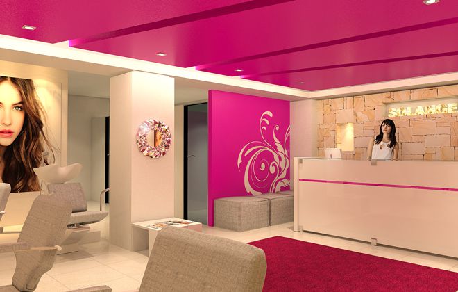 دکوراسیون آرایشگاه زنانه