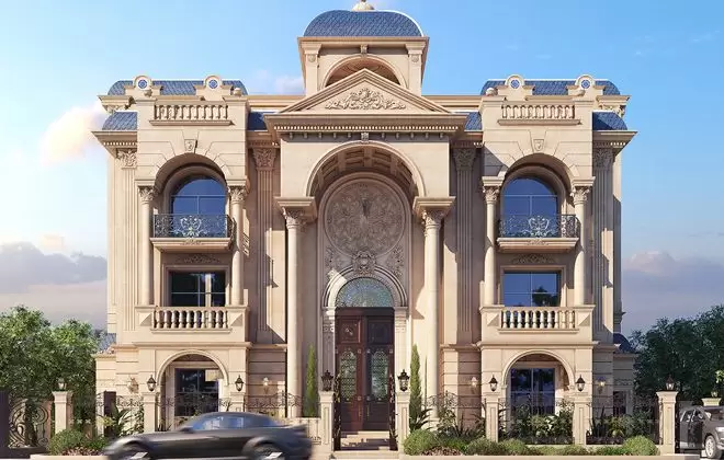 نمای ساختمان رومی