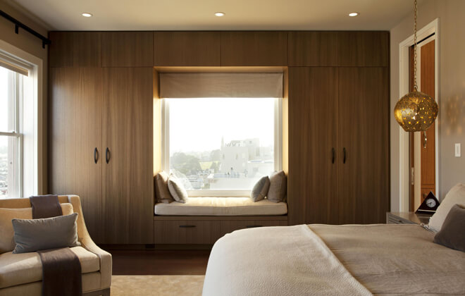 طرح کمد دیواری اتاق خواب