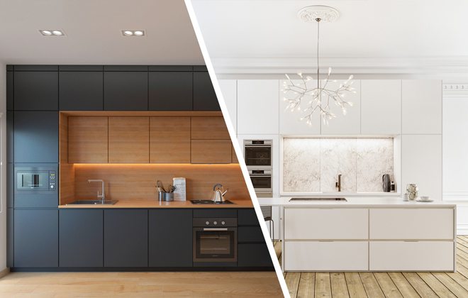 طرح کابینت آشپزخانه