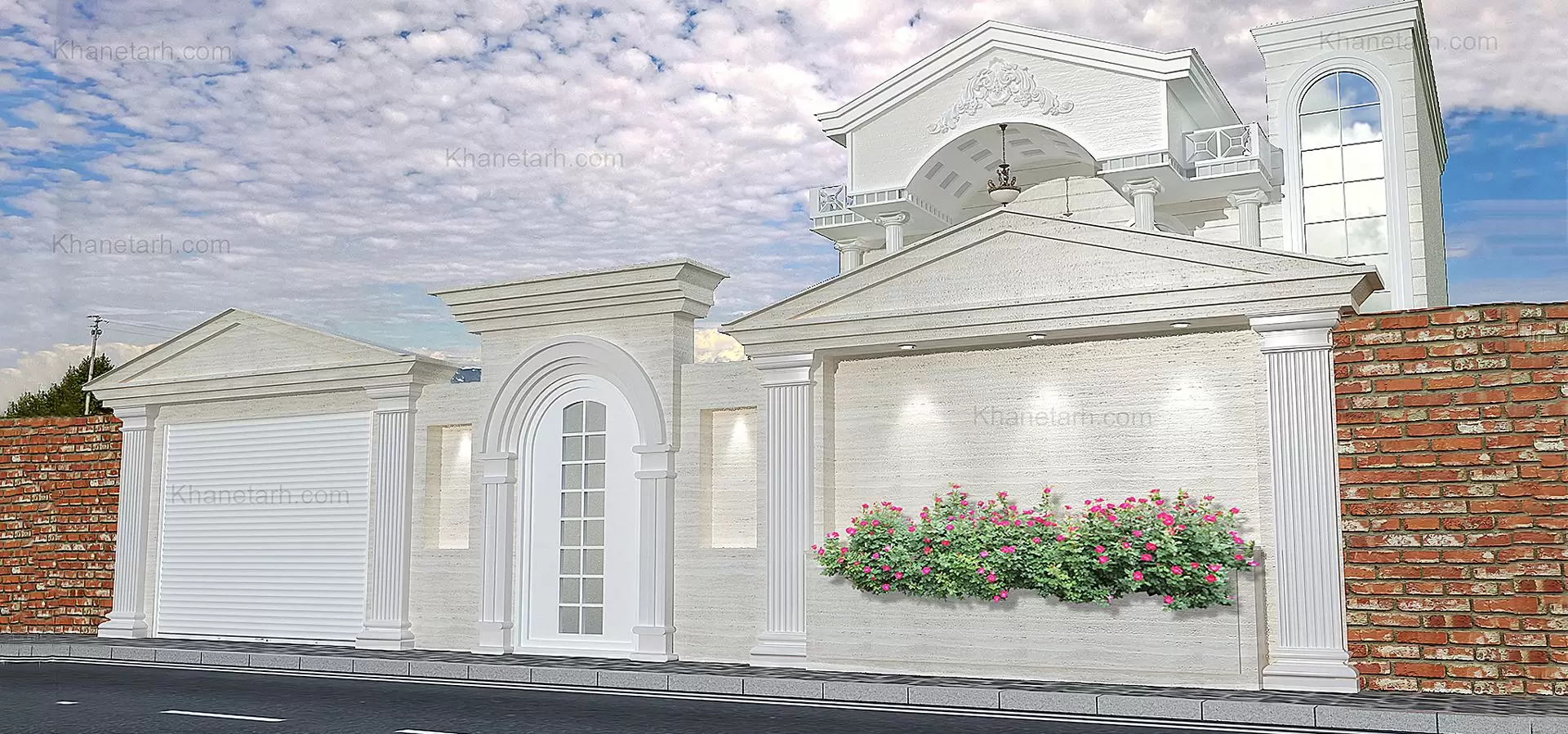 نمای ساختمان رومی