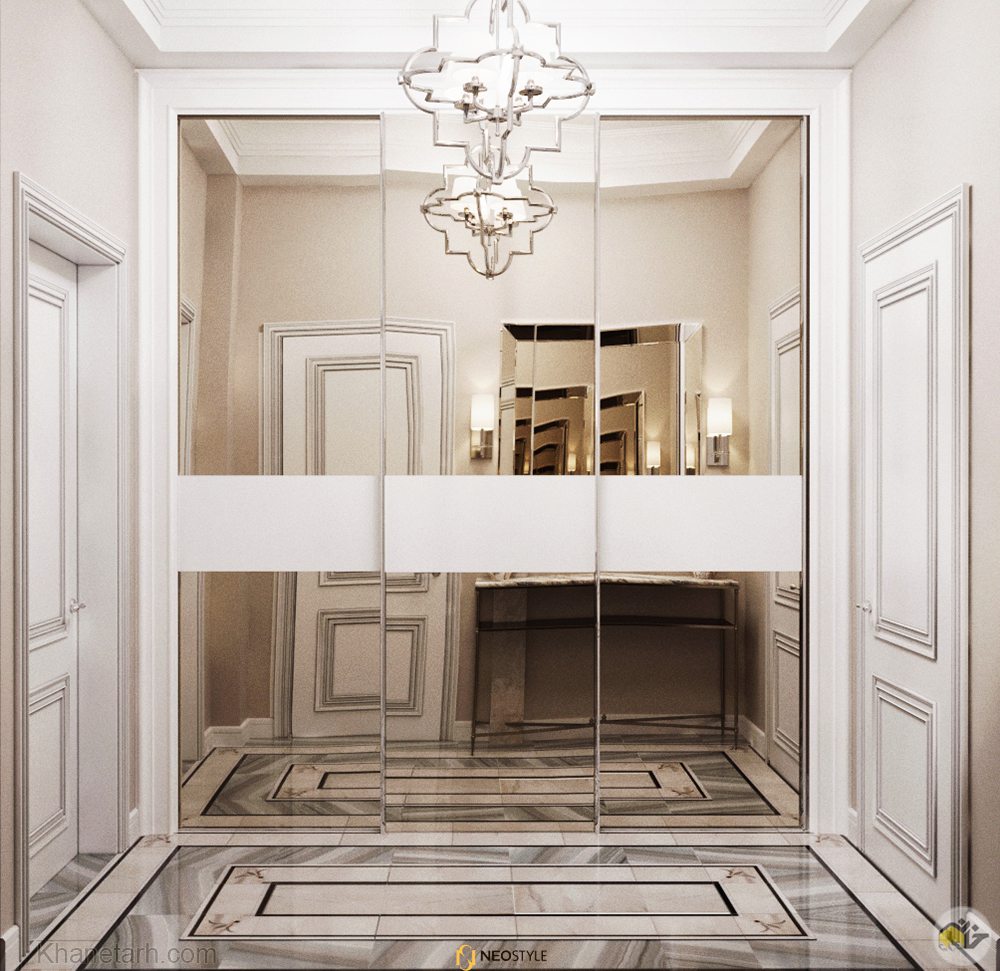 کمد دیواری ریلی عکس کمد دیواری