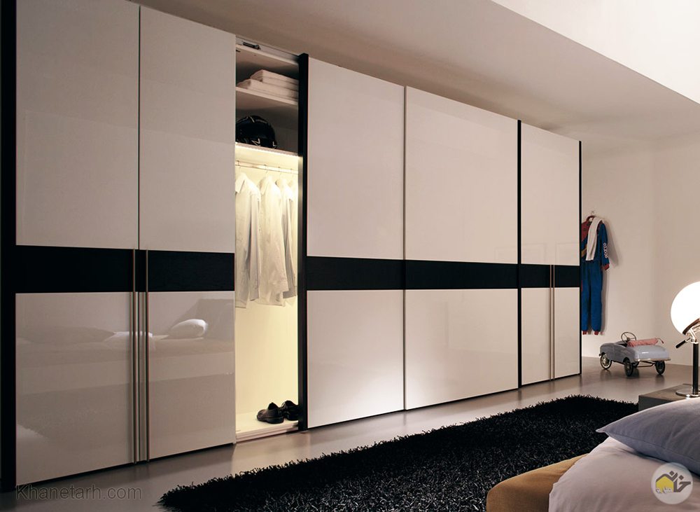 کمد دیواری ریلی ام دی اف کمد دیواری ریلی