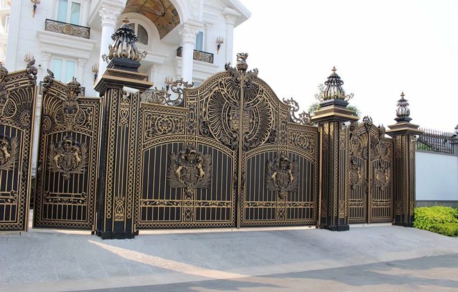 درب حیاط پارکینگ