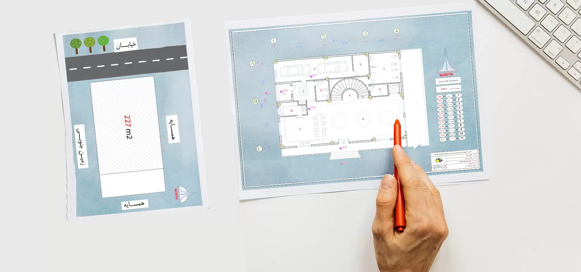 نقشه خانه دوبلکس