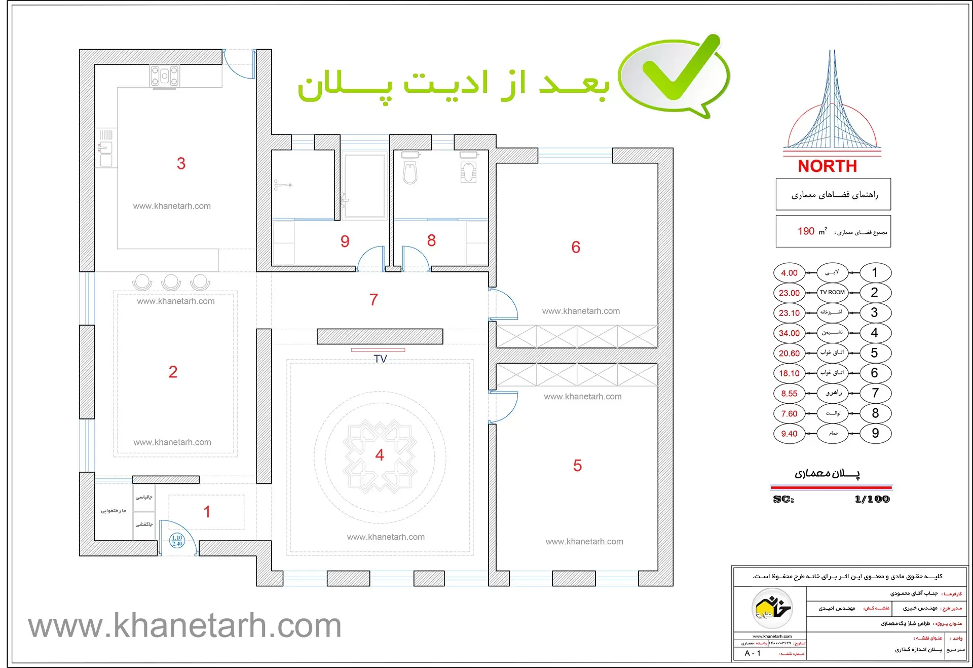 بازسازی دکوراسیون داخلی تغییر نقشه ساختمان