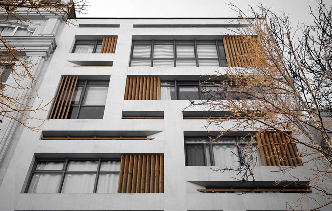 نقشه ساختمان 5 طبقه