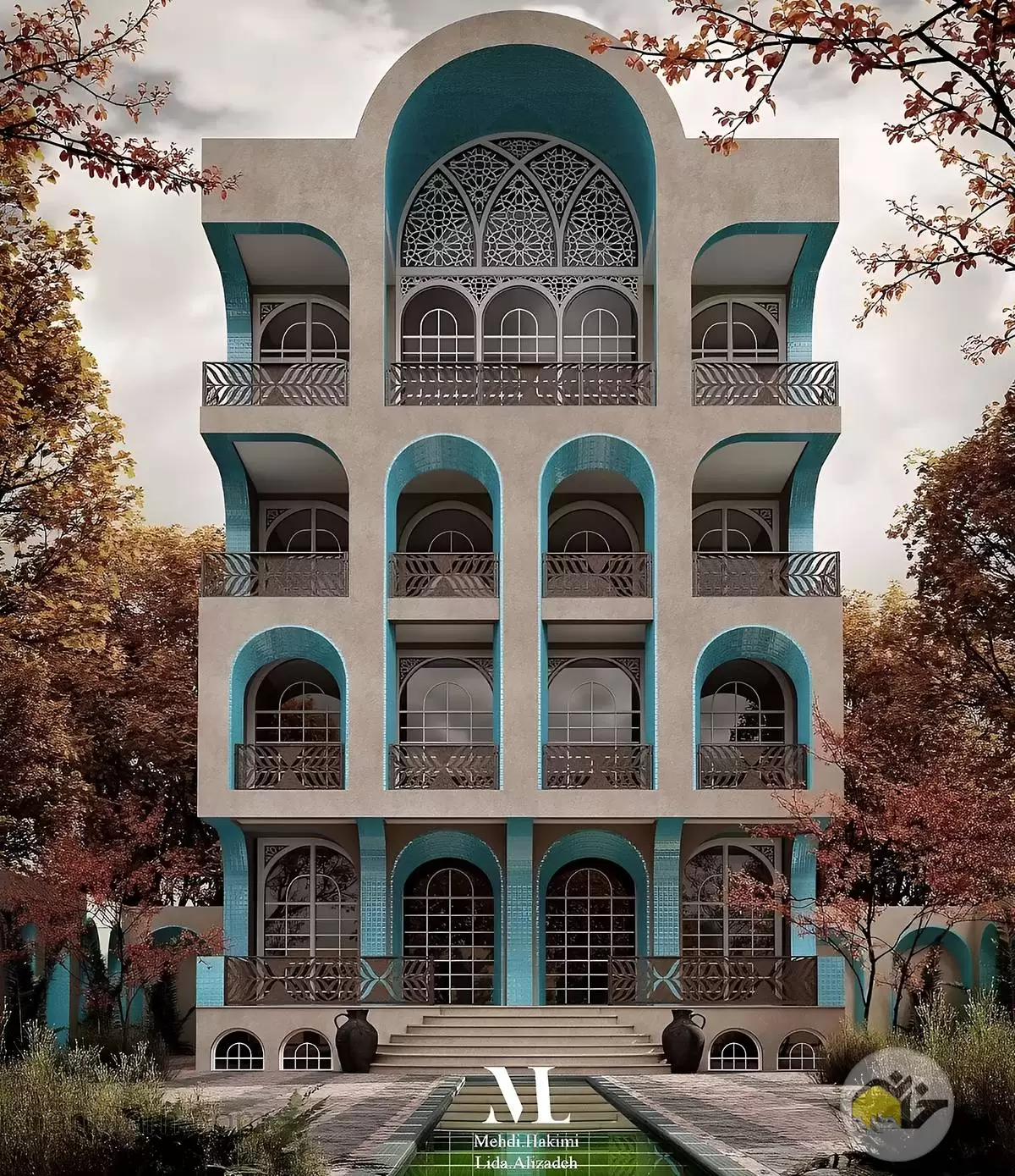 نمای ساختمان ایرانی اسلامی