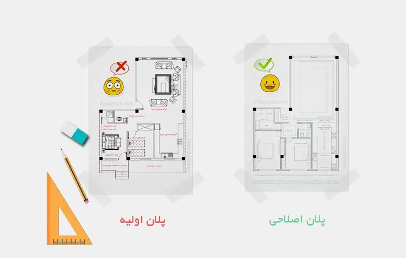 تغییر نقشه ساختمان
