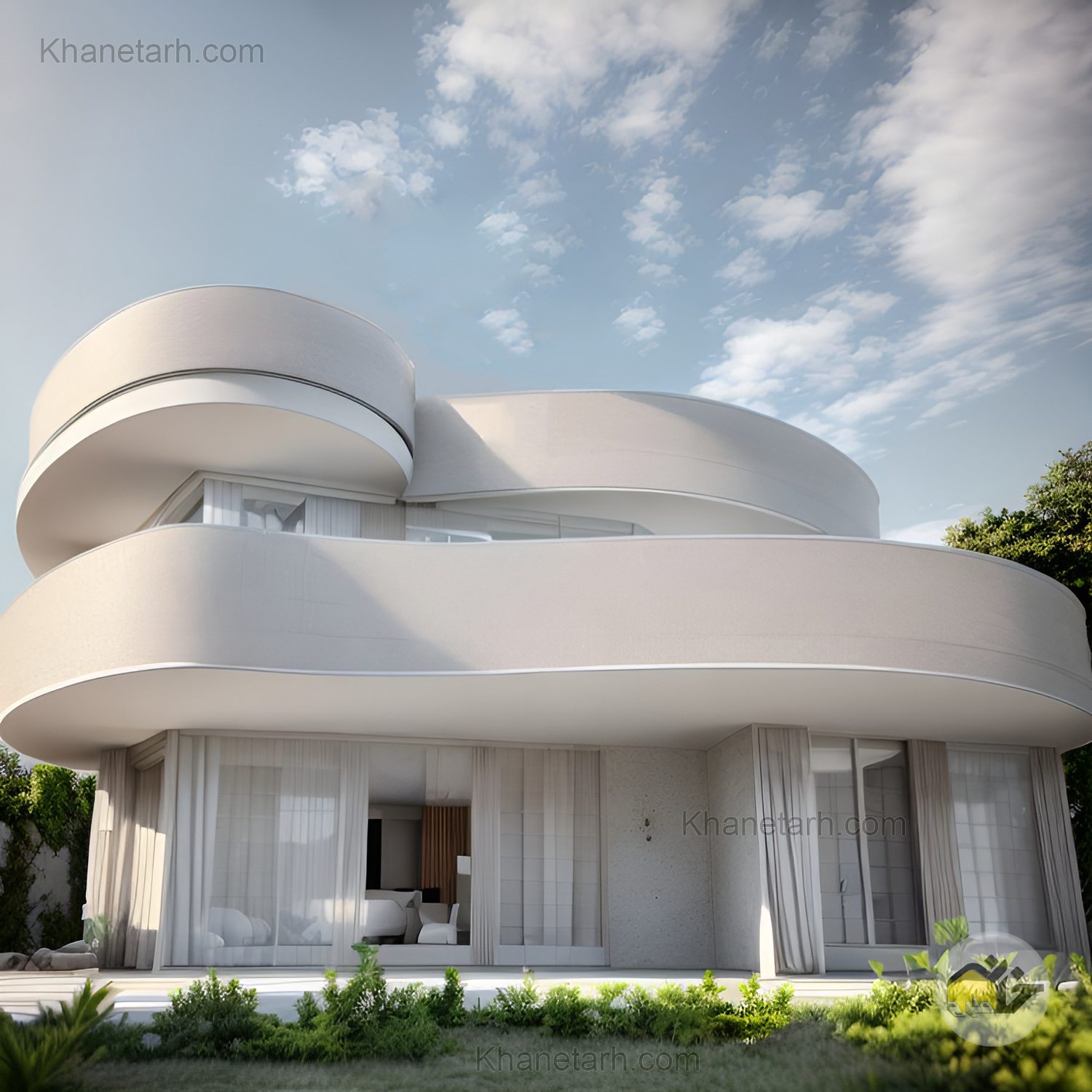 طراحی ویلا دوبلکس ایرانی ویلای دوبلکس شیک