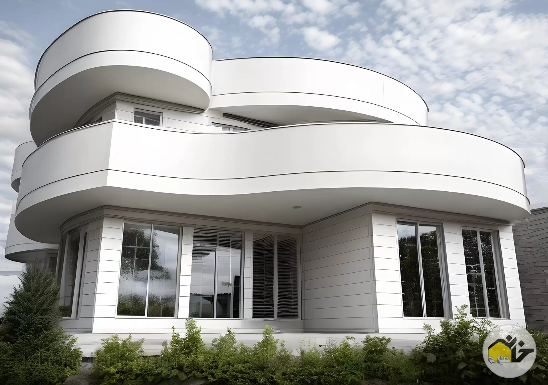 طراحی ویلا مدرن دوبلکس