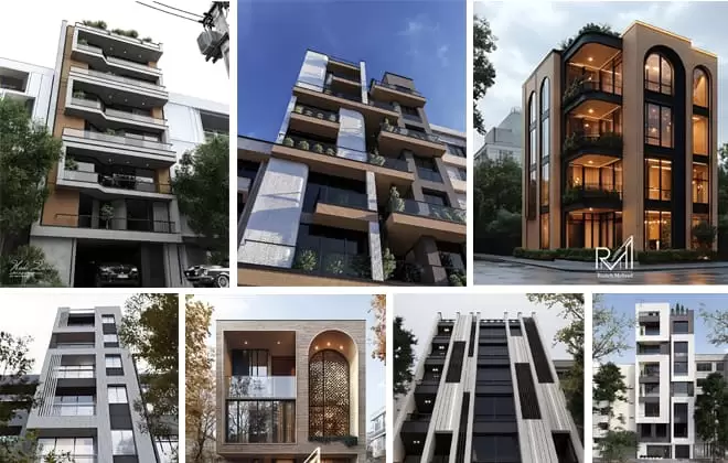 نمای ساختمان مدرن