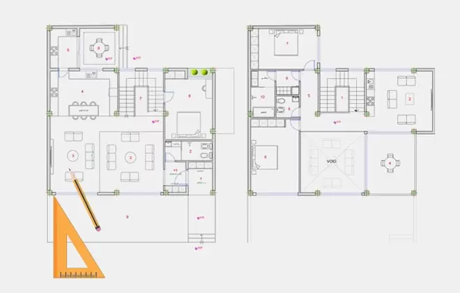 طراحی نقشه ویلا